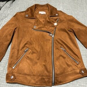 Loft Suede Moto Jacket